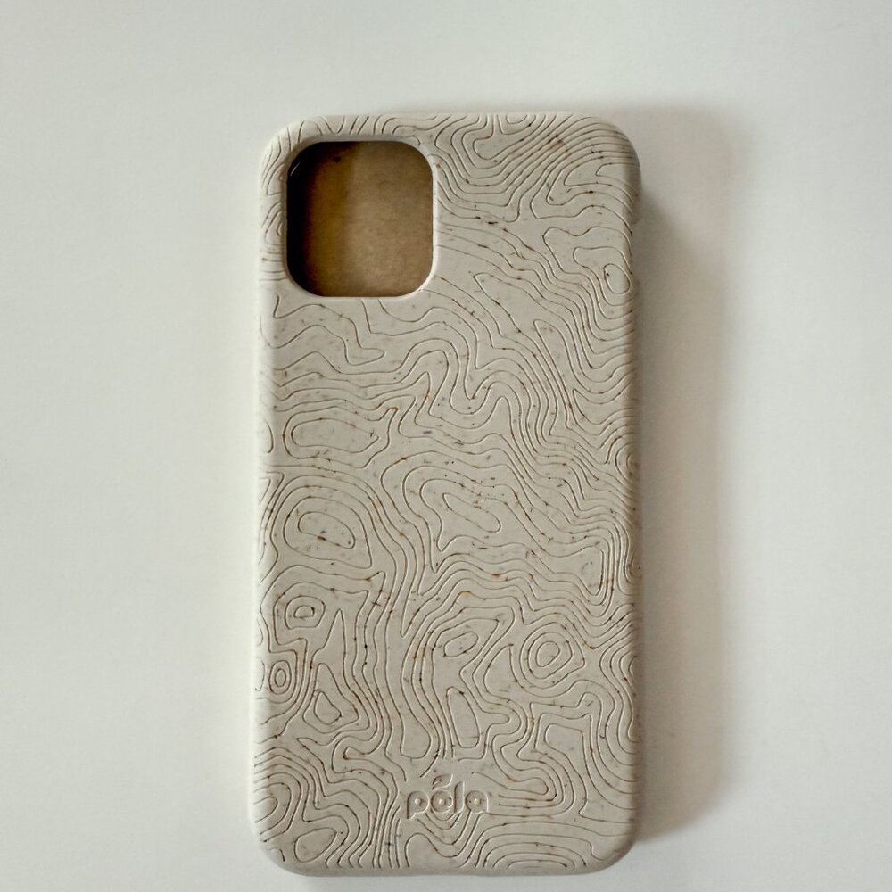 pala Beige Topographic Pattern Phone Case for Women - Picture 2 of 7